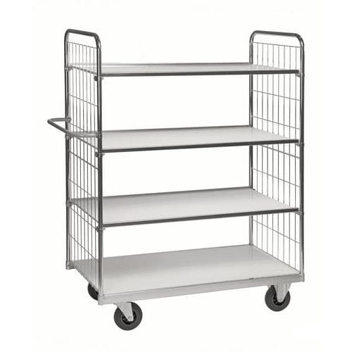 Carrello con ripiani regolabili KM9000-4_Kongamek