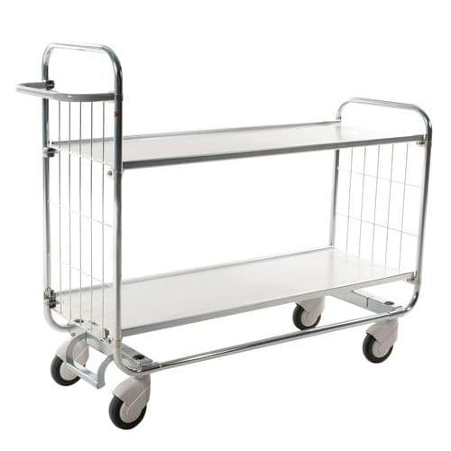 Carrello portatutto flessibile 2 ripiani KM8000-2L-CL