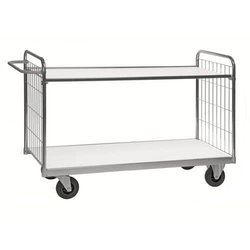 Carrello portatutto flessibile 2 ripiani KM9000-2LB