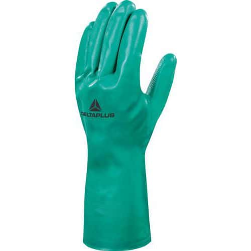 Guanto nitrile floccato cotone - 33 cm