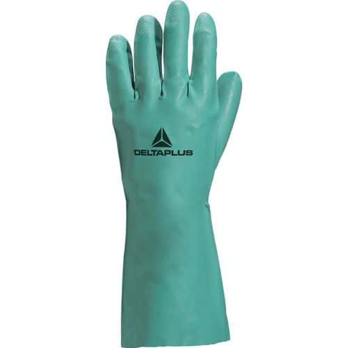 Guanto nitrile floccato cotone - 33 cm