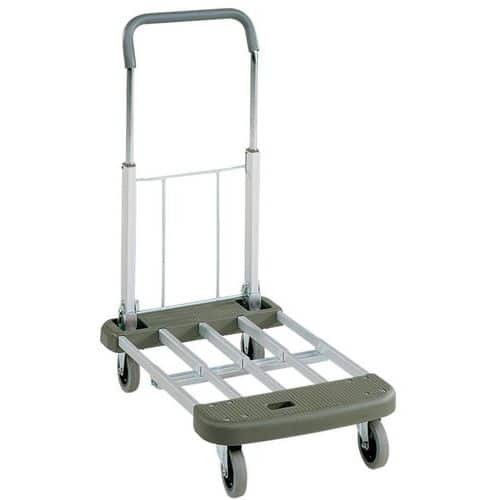 Carrello in alluminio e plastica pieghevole - Portata 150 kg