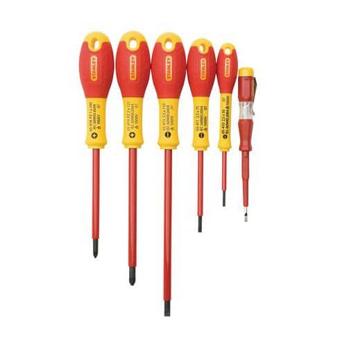 Set di 6 cacciaviti VDE isolati 1000 V Stanley ®