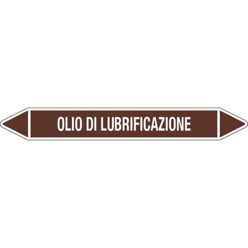 Etichette per tubazioni - Marrone 680 x 100 mm