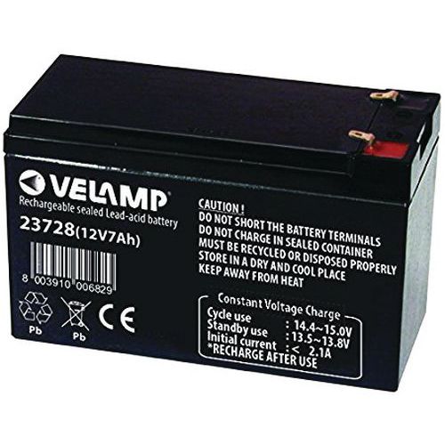 Batteria ricaricabile al piombo 12V - Velamp