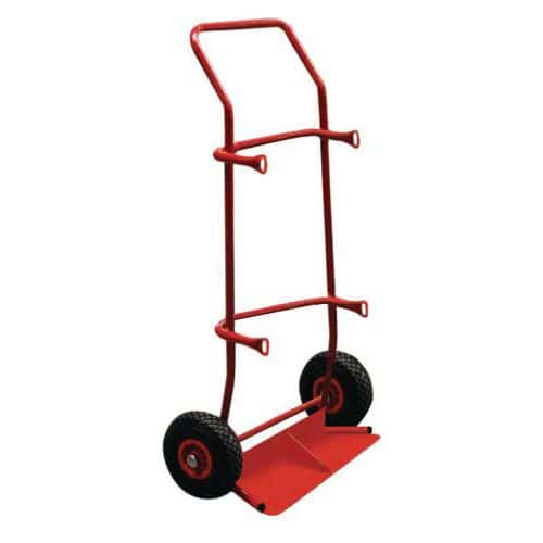 Carrello portabombole - Ruote pneumatiche - Portata 200 kg