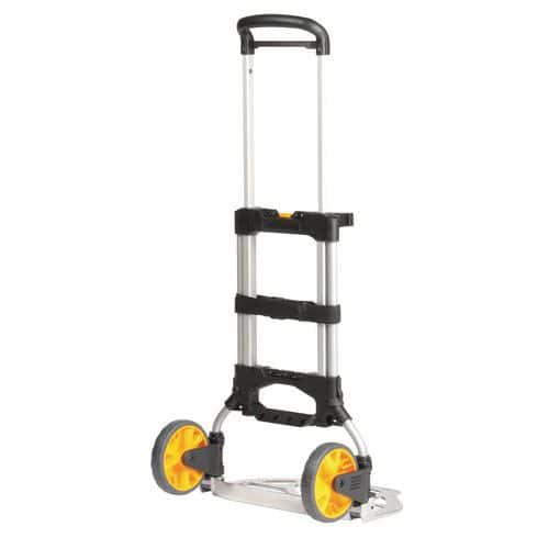 Carrello pieghevole in alluminio con accessori - Portata 150 kg