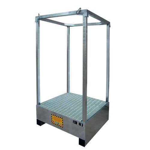 Pallet porta-big bag - zincato