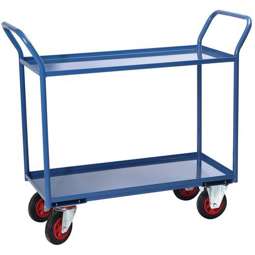 Carrello 2 ripiani - Capacità 400 kg