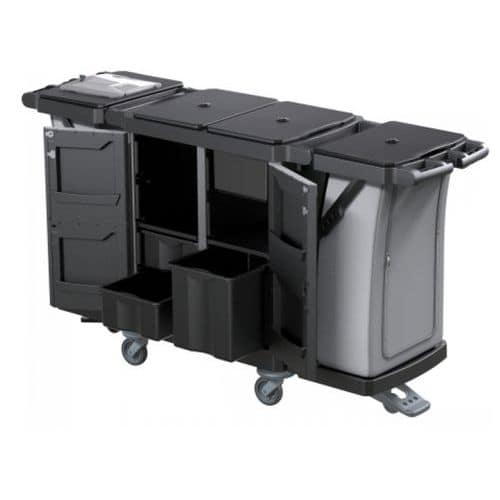 Carrello di servizio multiuso Opera 5.2 R - Plastica riciclata