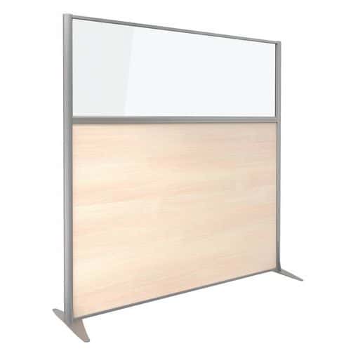 Divisorio KP+ - Melaminico con vetro - Altezza 160 cm