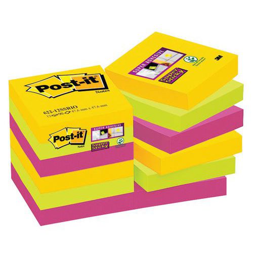 Post-it® Super Sticky assortito