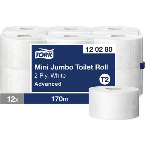 Carta igienica Mini e Maxi Jumbo Tork Advanced