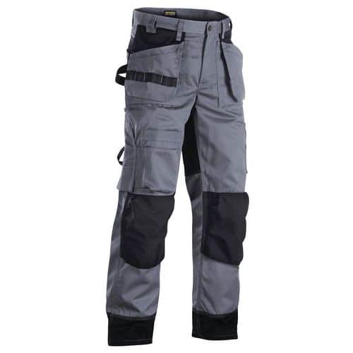 Pantaloni con tasche flottanti Grigio/Nero