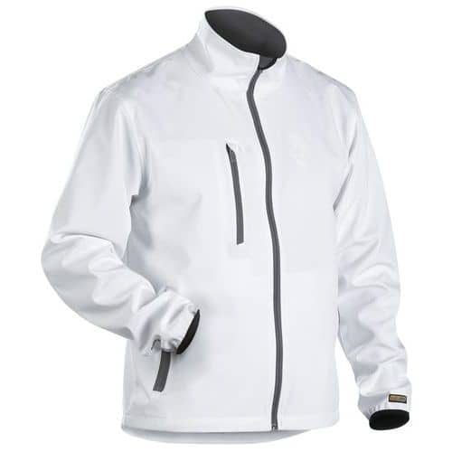 Giacca Softshell leggera  Bianco/Grigio