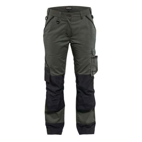 Pantaloni Garden Donna Verde militare/Nero