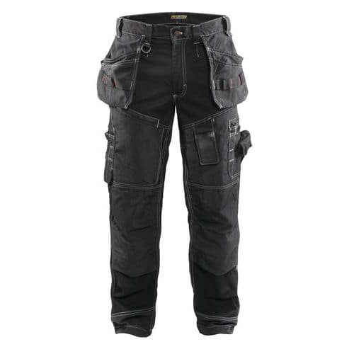 Pantaloni X1500 100% cotone nero Blaklader