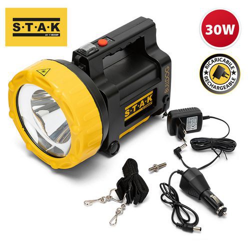 Faro ricaricabile 30W BULLDOG - Stak