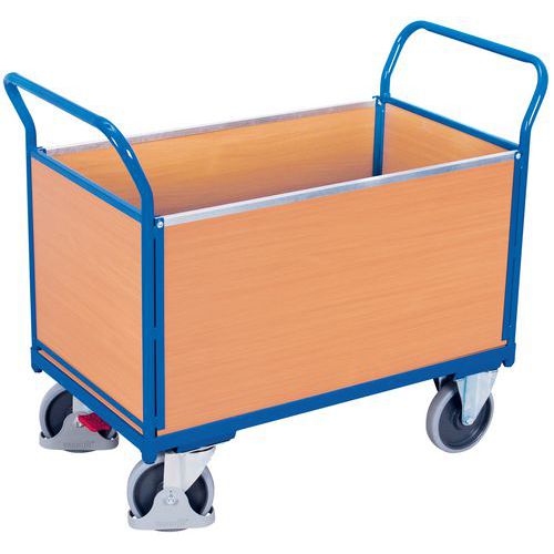 Carrello ergonomico con 4 pannelli in legno – Portata da 400 a 500 kg