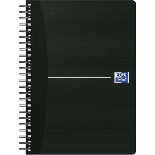 Quaderno Office rilegatura integrale 148x210 180p 90g q5/5 nero - Oxford