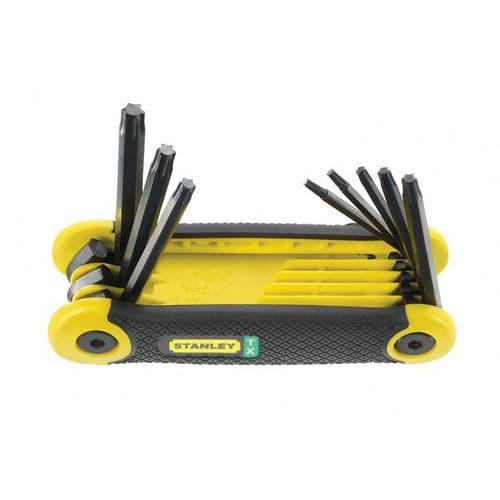 Set di 8 chiavi torx maschio - Stanley