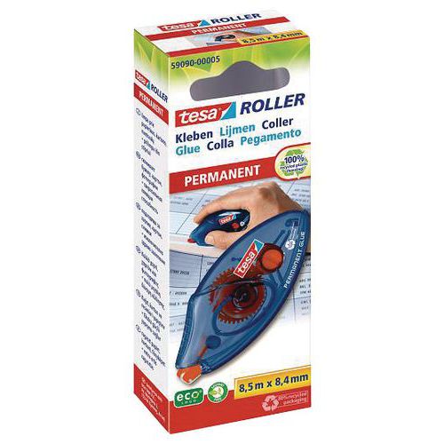 Colla in roller TESA ecoLogo® permanente monouso