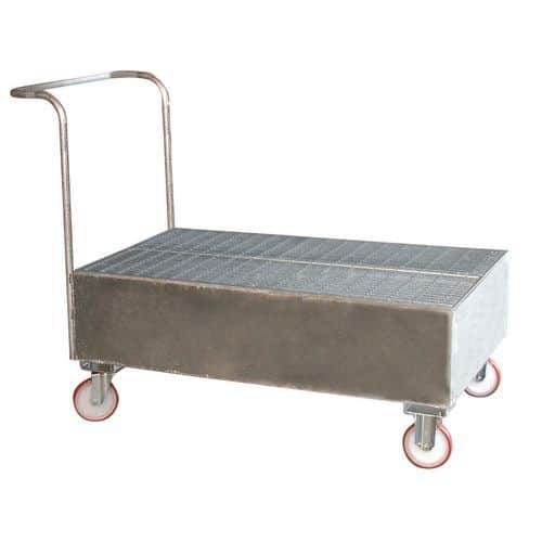 Carrello con vasca di ritenzione metallico - Sameto Technifil