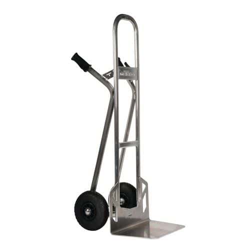 Carrello in alluminio - Ruote pneumatiche - Capacità 350 kg