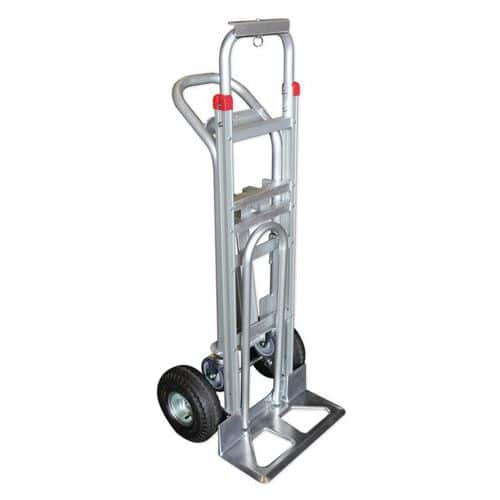 Bravetta/carrello combinato 250 kg e 350 kg - 3 posizioni - Ruote pneumatiche