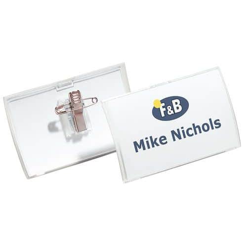 Porta-badge Click Fold - Con pinza Combi