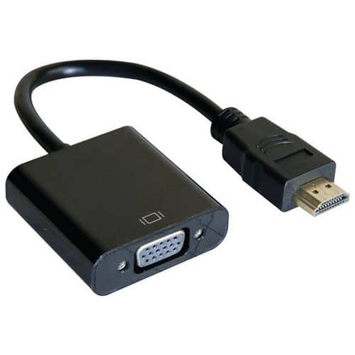 Cavo adattatore HDMI / VGA - 23 cm