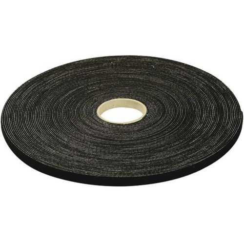 Nastro in velcro nero - Larghezza 15 mm - Lunghezza 10 m