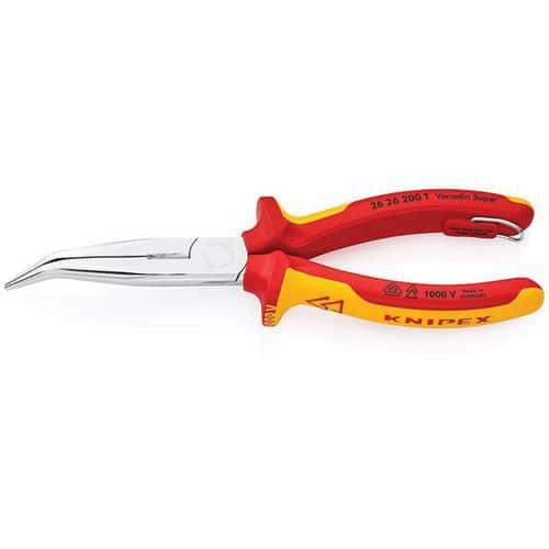 Pinza a becco semicircolare con tagliente - 26 26 200 T - Knipex