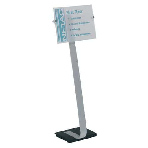 Leggio su piedistallo Crystal Sign Stand®