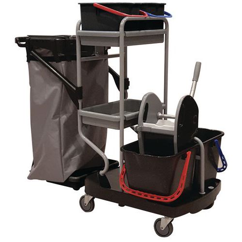 Carrello per pulizie con portasacco - Manutan Expert