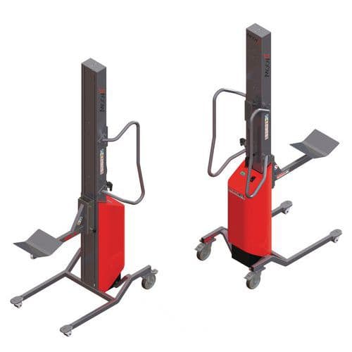 Carrello elevatore Moovit con sperone a rullo e piano a V - Portata 150 kg