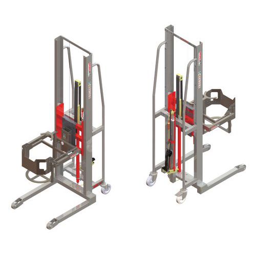 Carrello elevatore GR manuale con ribaltafusti - Portata 300 kg