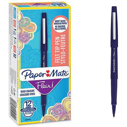 Confezione da 12 penne con punta in feltro Flair® - Paper Mate®