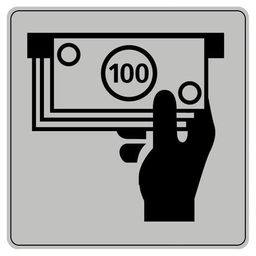 Pittogramma in polistirene ISO 7001 - Bancomat