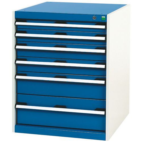 Armadio da officina con cassetti Bott SL-66 - Altezza 80 cm