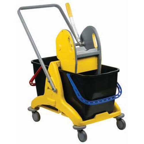 Carrello doppiavasca con strizzatore