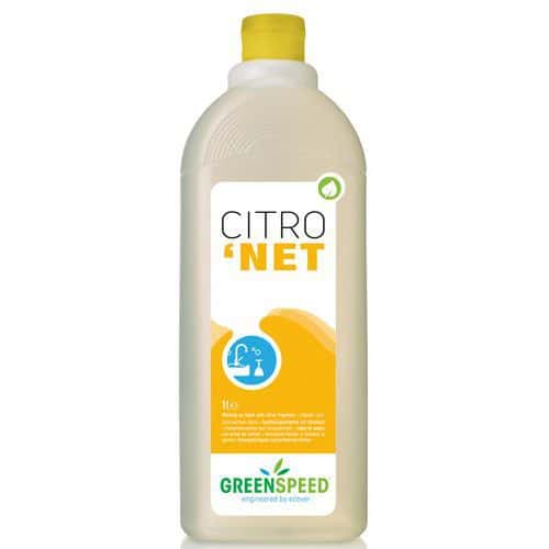 Detergente liquido per stoviglie sgrassante - Limone - Greenspeed