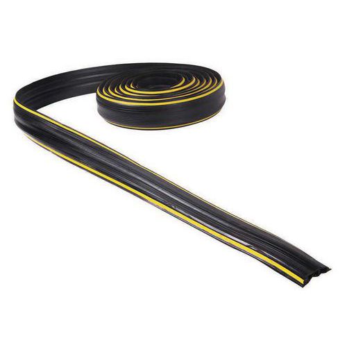 Passaggio cavi con lunghezza 3 m - nero/giallo - Manutan Expert