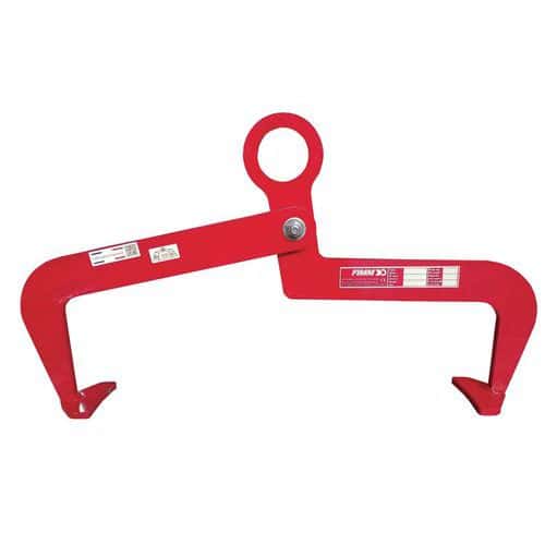 Pinza manuale per fusti in metallo e plastica - Presa verticale - Portata 300 kg