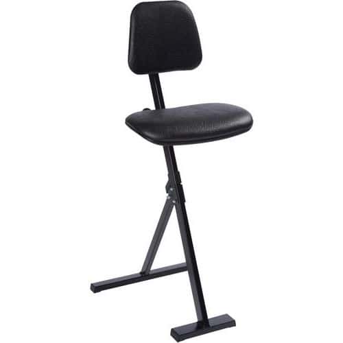 Sgabello imbottita per officina Sit-Stand-Global