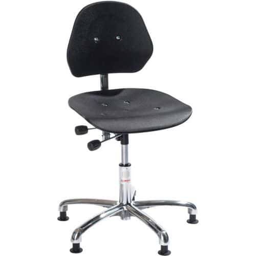 Sedia da officina in plastica Solid - Bassa - Global Professional Seating