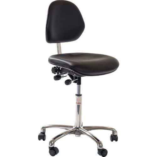 Sedia Aktiv ESD - Similpelle - Bassa - Global Professional Seating