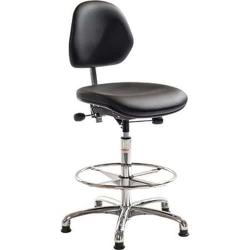 Sedia Aktiv ESD - Similpelle - Alta - Global Professional Seating