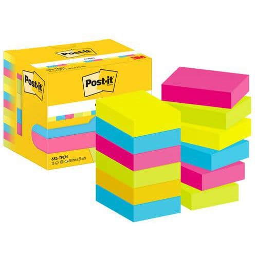 Post-it® 38x51 mm 12 blocchetti assort Energie Post-it®