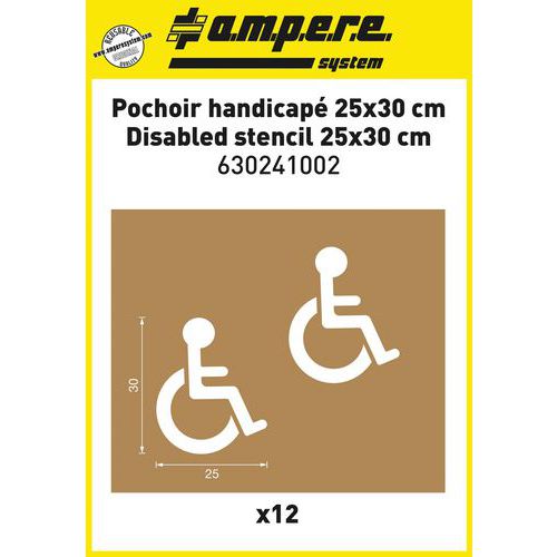 Maschere in cartone oliato riutilizzabili - Disabilità 25x30 cm - Ampere System